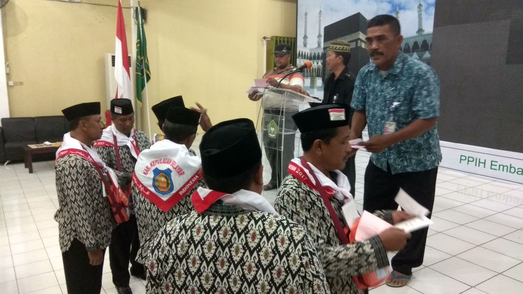 Rombongan Jamaah Haji Asal Kepulauan selayar Tiba di Asrama Haji Sudiang