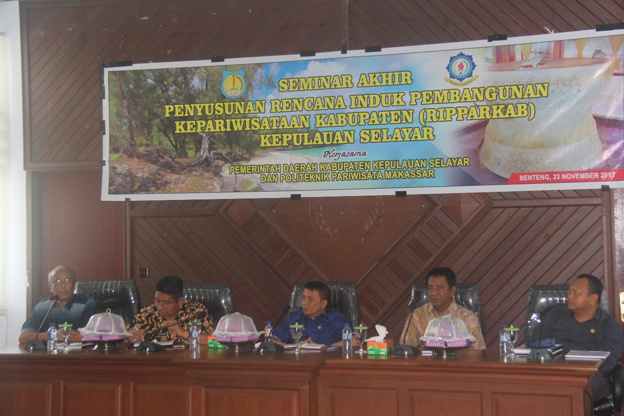 Dinas Kepariwisataan Gelar Seminar Akhir Penyusunan Ripparkab