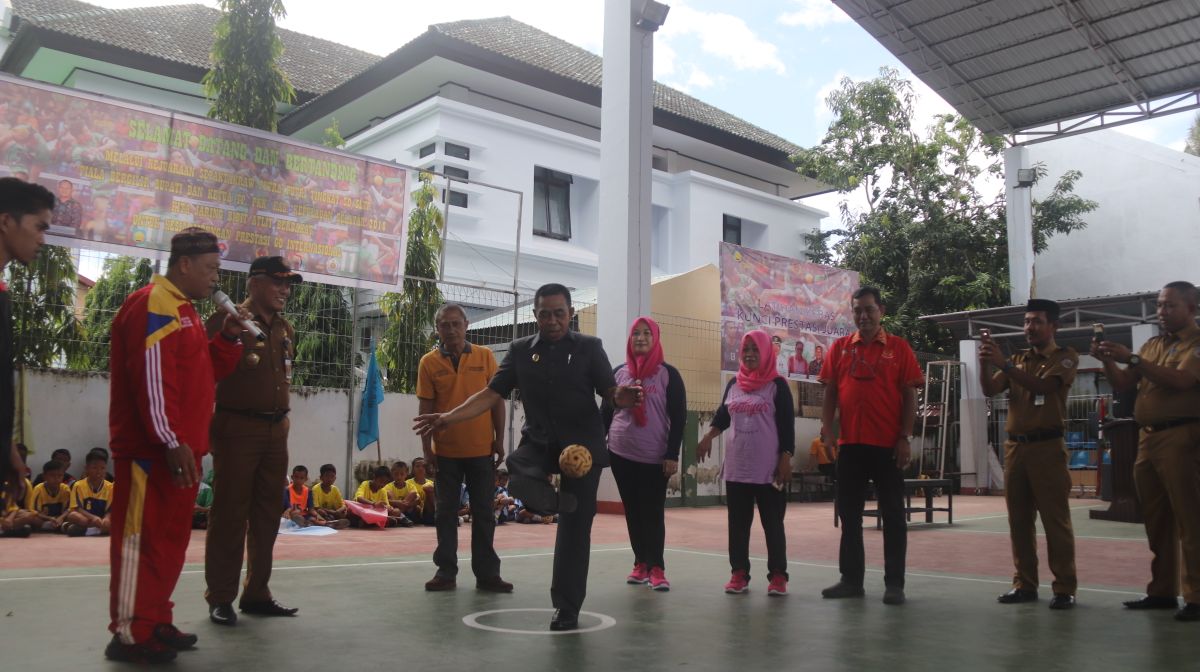 Kejuaraan Sepak Takraw Antar Pelajar Resmi Dibuka