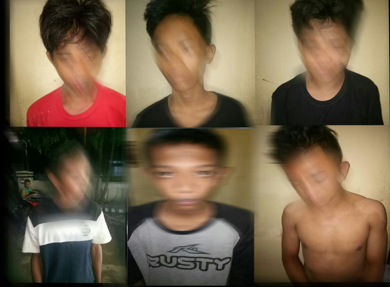 6 Bocah Ingusan Nekat Bobol Gudang Barang Bukti Ranmor Polres Selayar