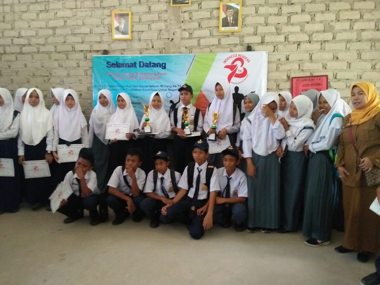 Osis SMPN 6 Satap Taka Bonerate Gelar Lomba Menulis Puisi Antar Pelajar