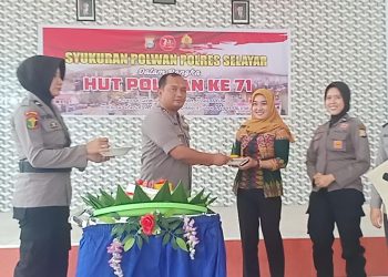 Peringati HUT Polwan ke-71 Polres Selayar Gelar Syukuran