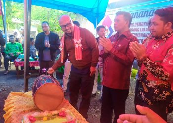 Komisioner KPU RI Resmi Canangkan Gantarang Lalang Bata Sebagai Kampung Demokras