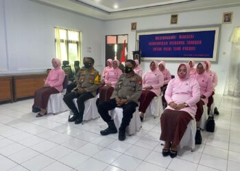 Kapolres Selayar Ikuti Peringatan Hari Kesatuan Gerak Bhayangkari Secara Virtual