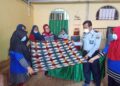 Antusias Warga Binaan Rutan Selayar Mengikuti Pelatihan Pembuatan Batik Shibori