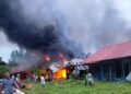 Pasar Sentral Bonea Selayar Kebakaran