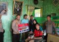 Kunjungi Anggotanya Yang Sakit di Pulau, Kapolres Beri Santunan Sebesar 10 Juta Rupiah