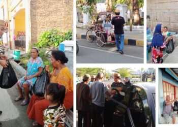 Selayarnews Berbagi, Bantu Paket Sembako Untuk Warga Kurang Mampu