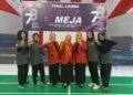 Tenis Meja Beregu Putri Rutan Selayar Raih Juara II di Makassar