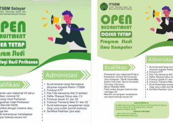 ITSBM Selayar “Open Recrutment” Dosen Tetap Prodi Teknologi Hasil Perikanan dan Ilmu Komputer