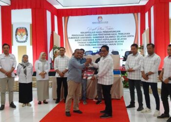 KPU Selayar Tetapkan Pasangan NAM Menang Pilkada, Saksi Paslon ASA Tolak Penetapan