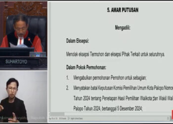 MK Putuskan Diskualifikasi Trisal Tahir Sebagai Calon Walikota Palopo, Perintahkan Pemilihan Suara Ulang