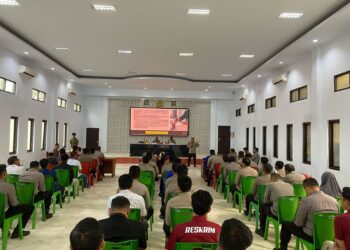 Bidkum Polda Sulsel Sosialisasi Hukum di Polres Selayar, Kapolres Sampaikan Apresiasi