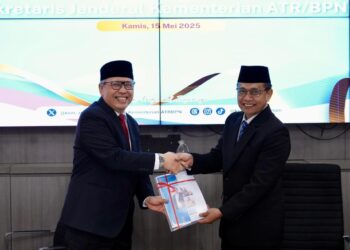 Serah Terima Jabatan Sekjen Kementerian ATR/BPN, Pudji Prasetijanto Hadi Minta Dukungan dalam Mengemban Amanah