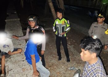Patroli KRYD Polres Selayar Sasar 4 Anak Sedang Pesta Miras, Orang Tua Diminta Peduli