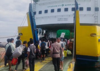 Pasca Ops Lilin, Polres Selayar Tetap Siaga di Pelabuhan Antisipasi Arus Balik Liburan