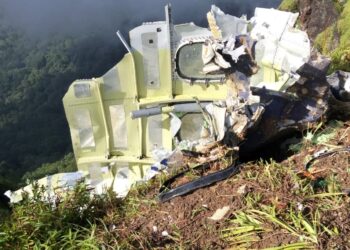 Badan Pesawat ATR 400 Rute Yogyakarta–Makassar Ditemukan di Puncak Bulusaraung Maros