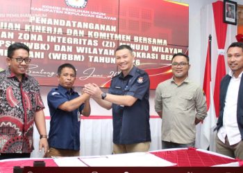 Ahmad Basri Lepas Jabatan, Rahmansyah Resmi Nahkodai Kesekretariatan KPU Selayar