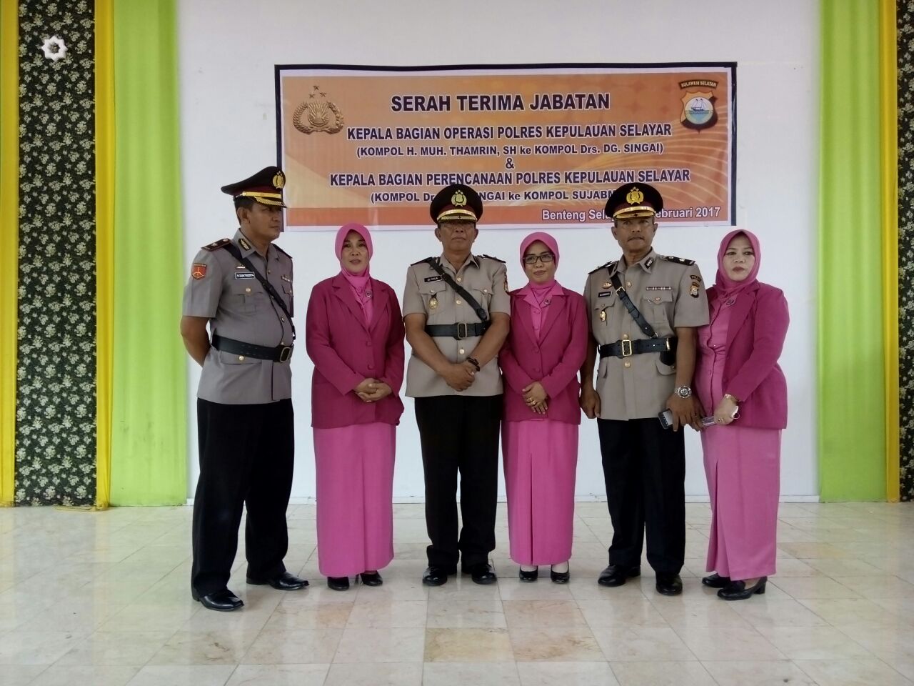 Kapolres Kepulauan Selayar Pimpin Sertijab di Lingkup Polres