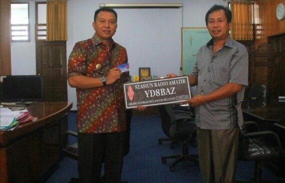 YD8BAZ Jadi CallSign Radio Amatir Bupati Kepulauan Selayar
