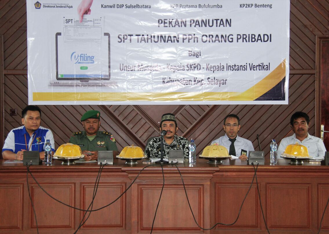 KP2KP Benteng Selayar Gelar Sosialisasi Pekan Panutan Pajak