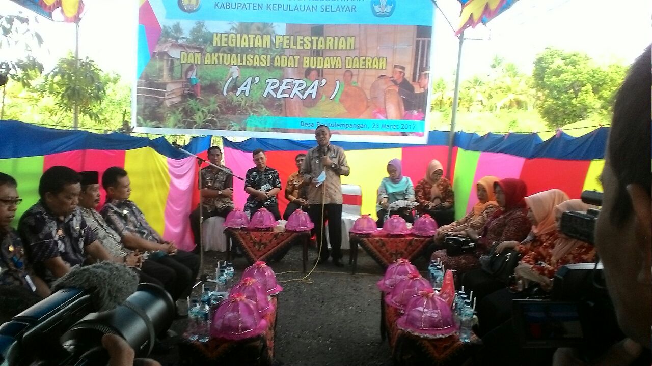 Desa Bonto Lempangan Kembali Lestarikan Budaya A’rera