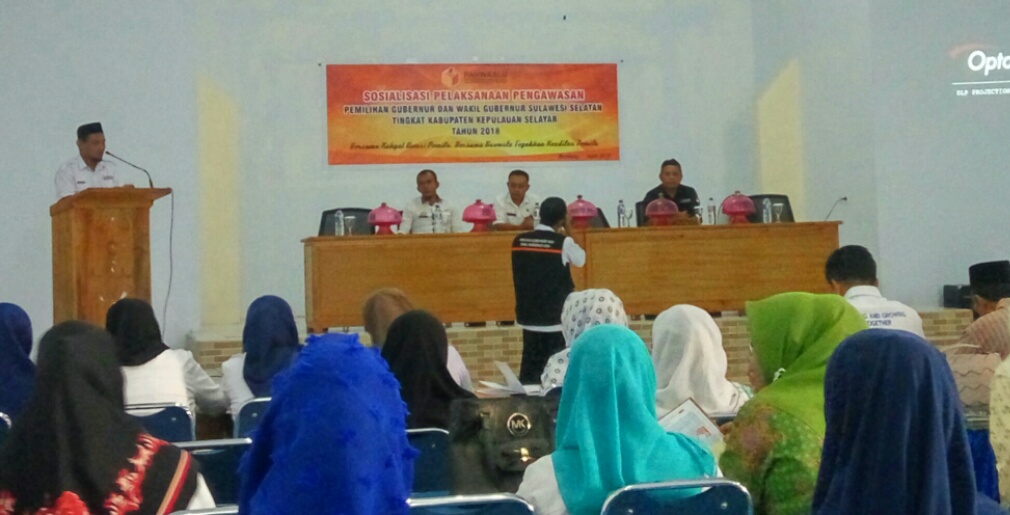 Panwas Kepulauan selayar Sosialisasi Pengawasan Pemilu