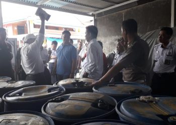 Tegas, Penjual BBM Illegal Dalam Kota Benteng Mulai Ditertibkan