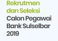 Lowongan Kerja Bank SulselBar, Berikut Persyaratannya