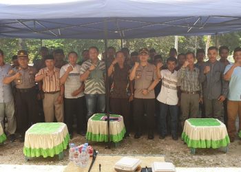 Para Cakades Bontomanai -Buki, Deklarasi Damai di Halaman Mapolsek Bontomanai