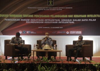 Kanwil Kemenkumham Sulsel Gelar Edukasi Pencegahan Pelanggaran HKI