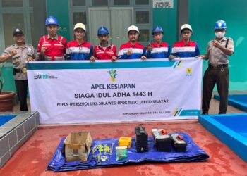 Jelang Idul Adha 1443 H, ULPLTD Selayar Gelar Apel Kesiapan