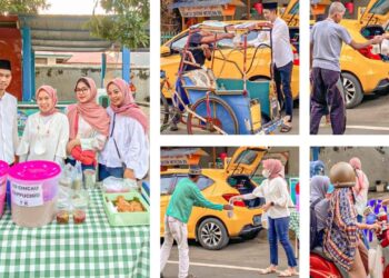 Jual Takjil Sejak Awal Ramadhan, Empat Muda Mudi Ini Pilih Berbagi Sambut 17 Ramadhan