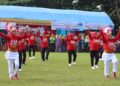 Wabup Selayar Launching Senam Selayar Caraddek dalam Rangka HKN dan Hardiknas