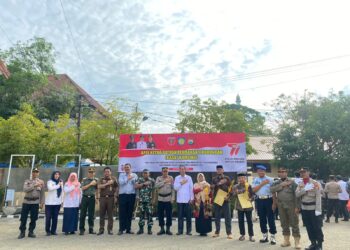 Ka Rutan Selayar Bersama Anggota Ikuti Apel Kasat Kamling Polres