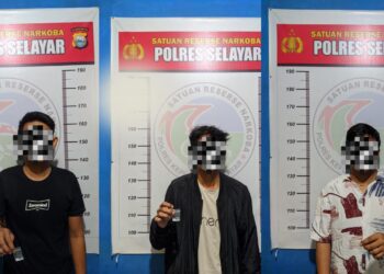 Sat Res Narkoba Polres Selayar Kembali Tangkap 3 Pengguna Shabu, Kapolres Minta Dukungan Lawan Narkoba