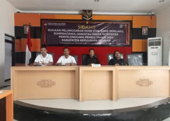 Sidang Kode Etik dan Kode Perilaku Ketua PPS Sambali tidak dihadiri pelapor, Pemeriksaan Dihentikan 