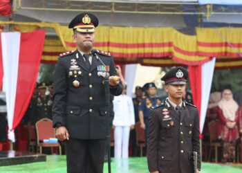 Polres Selayar Gelar Upacara dan Syukuran Peringatan Hari Bhayangkara Ke-78, Pemkab Beri 2 Penghargaan