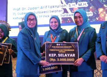 TP PKK Selayar Raih Enam Penghargaan Dalam Peringatan HKG PKK Tingkat Provinsi Sulsel