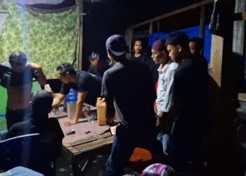Tim Tindak Ops Pekat Polres Selayar Amankan Enam Orang Penjual Miras dan Ballo 50 Liter