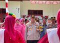 Kapolres Selayar Disambut Tarian Adat di Polsek Bontomatene, Kunjungi Rumah Warga Kurang Mampu